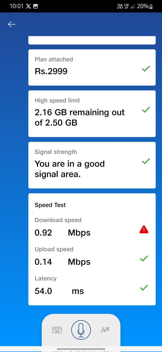 ksarkar97's tweet photo. @JioCare #2 signal bar is good ? https://t.co/uuBw1bHq0y