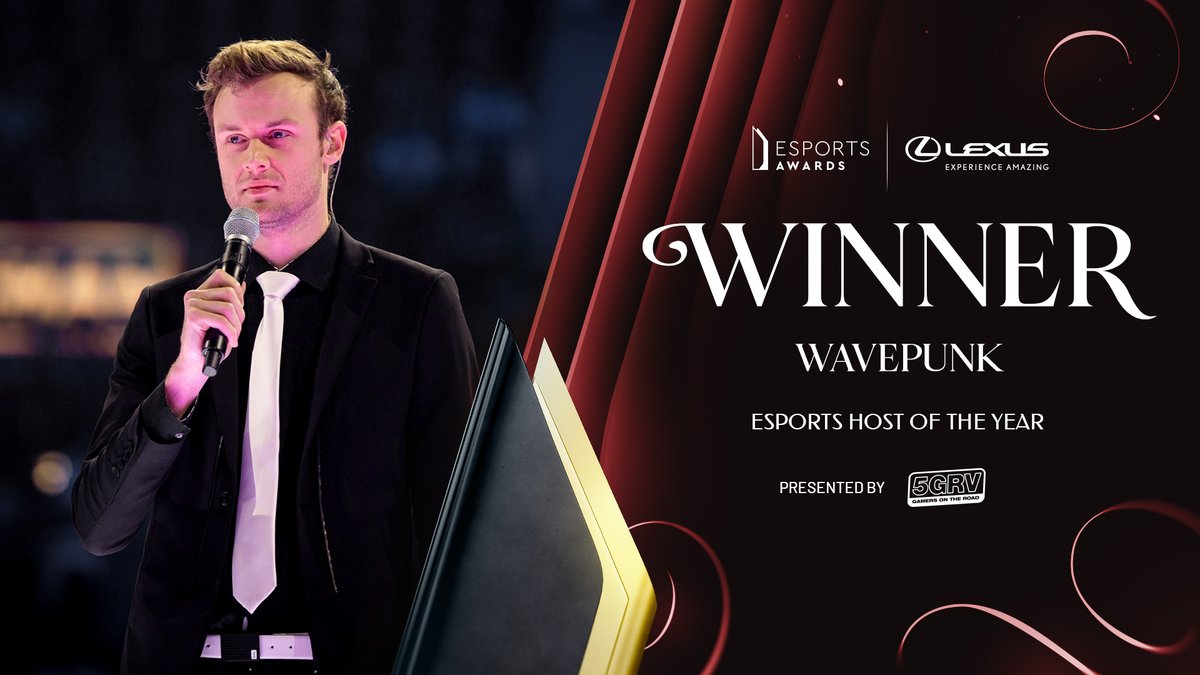 The winner of the Esports Host of the Year award presented by <a href="/go5GRV/">5GRV: Gamers On The Road</a> is... 

<a href="/WavePunk/">Caleb Simmons</a>

CONGRATULATIONS! 🏆

#EsportsAwards2023