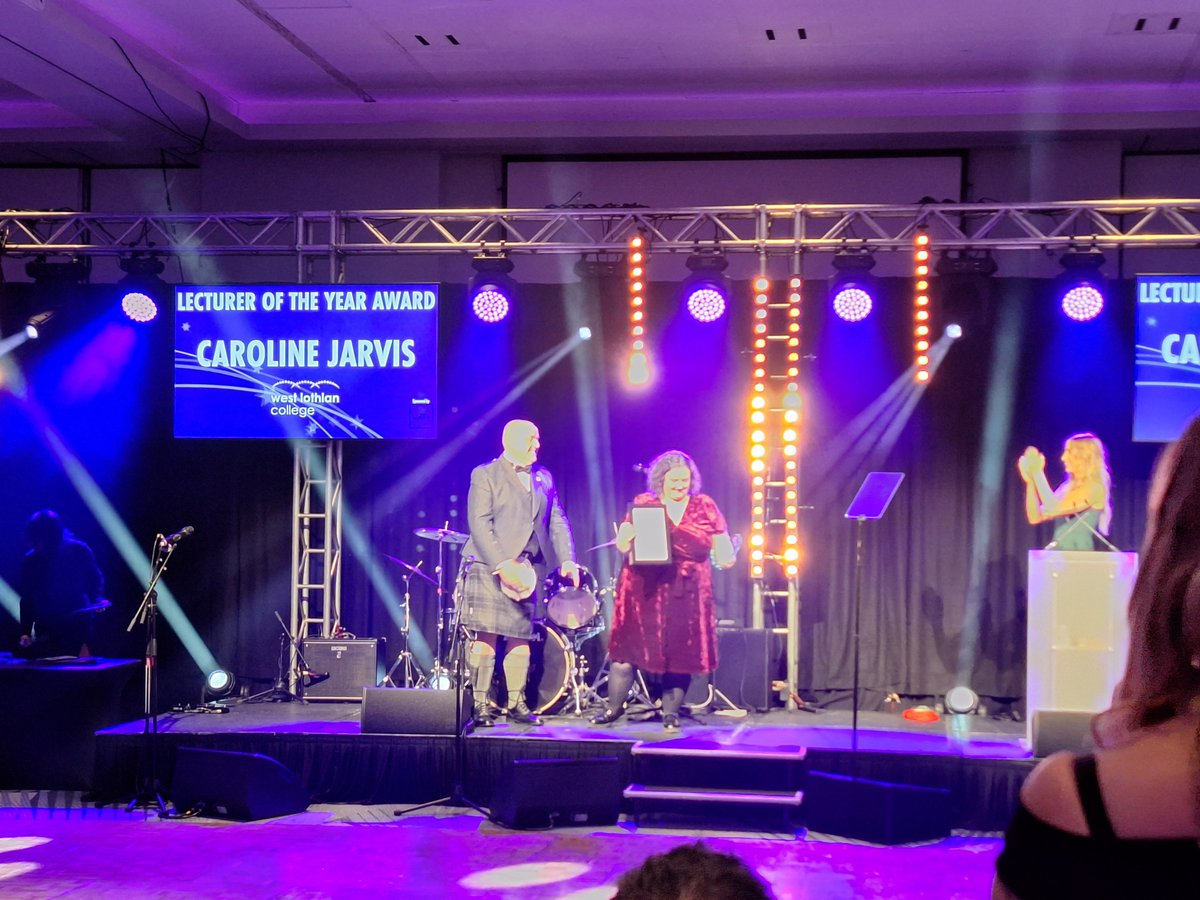 JuliaS2907's tweet photo. What an amazing night for @WestLoCollege at the @ColDevNet awards. So proud of our own college community but also the whole college sector for the impact we all make. Such a great night and only sadly only a handful of pictures 🥰 https://t.co/rGUiZ5J2wm