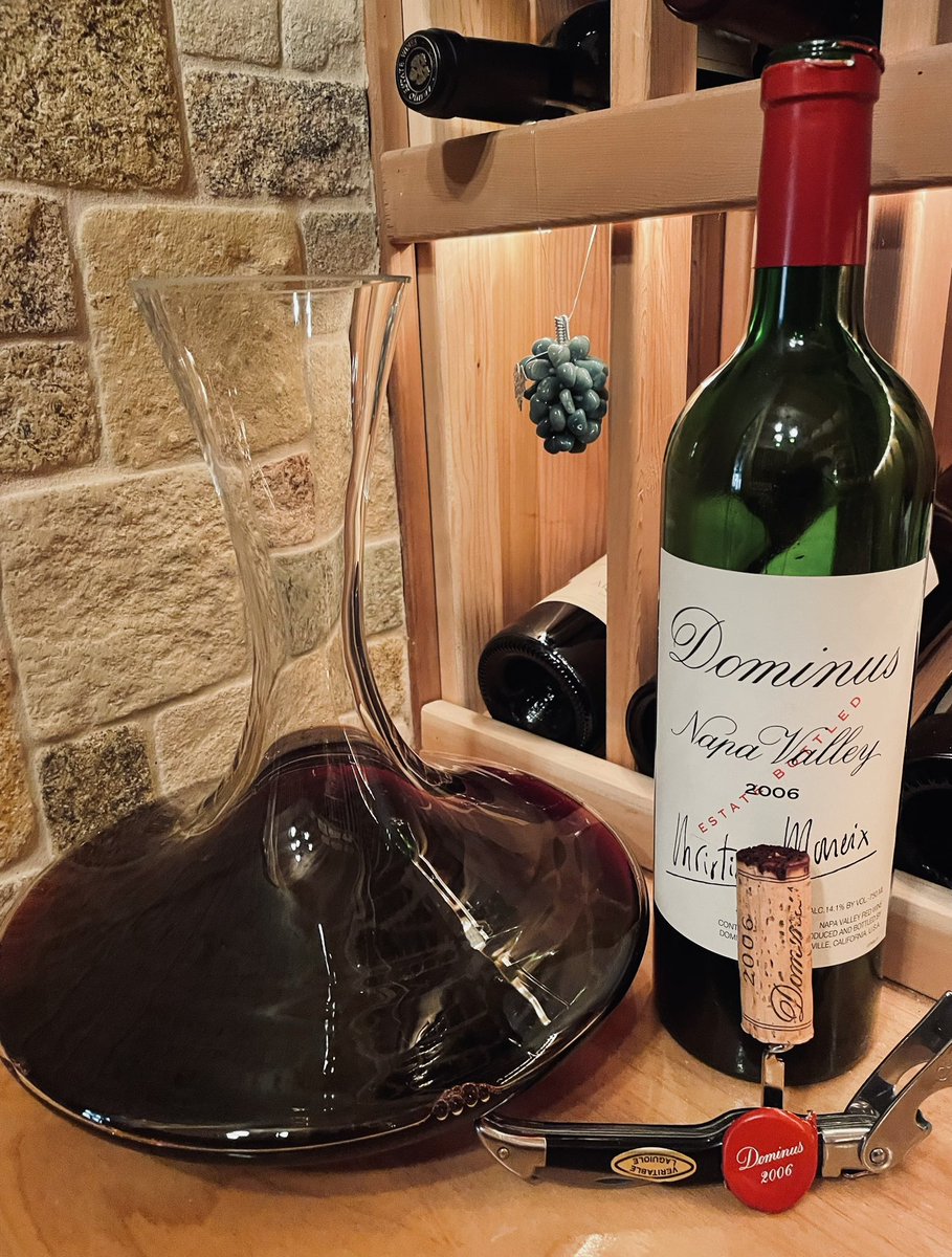 Time for a #Dominus. This 2006 is a fantastic wine that’s in a great place right now. #NapaValley #Wine
