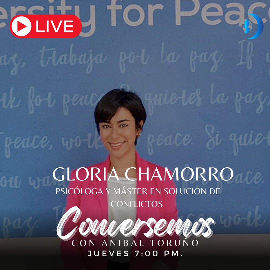 En un nuevo episodio de #Conversemos con Aníbal Toruño, tendremos a la psicóloga y experta en solución de conflictos Gloria Chamorro. Te esperamos hoy a las 7:00 pm en #DarioMediosInternacional