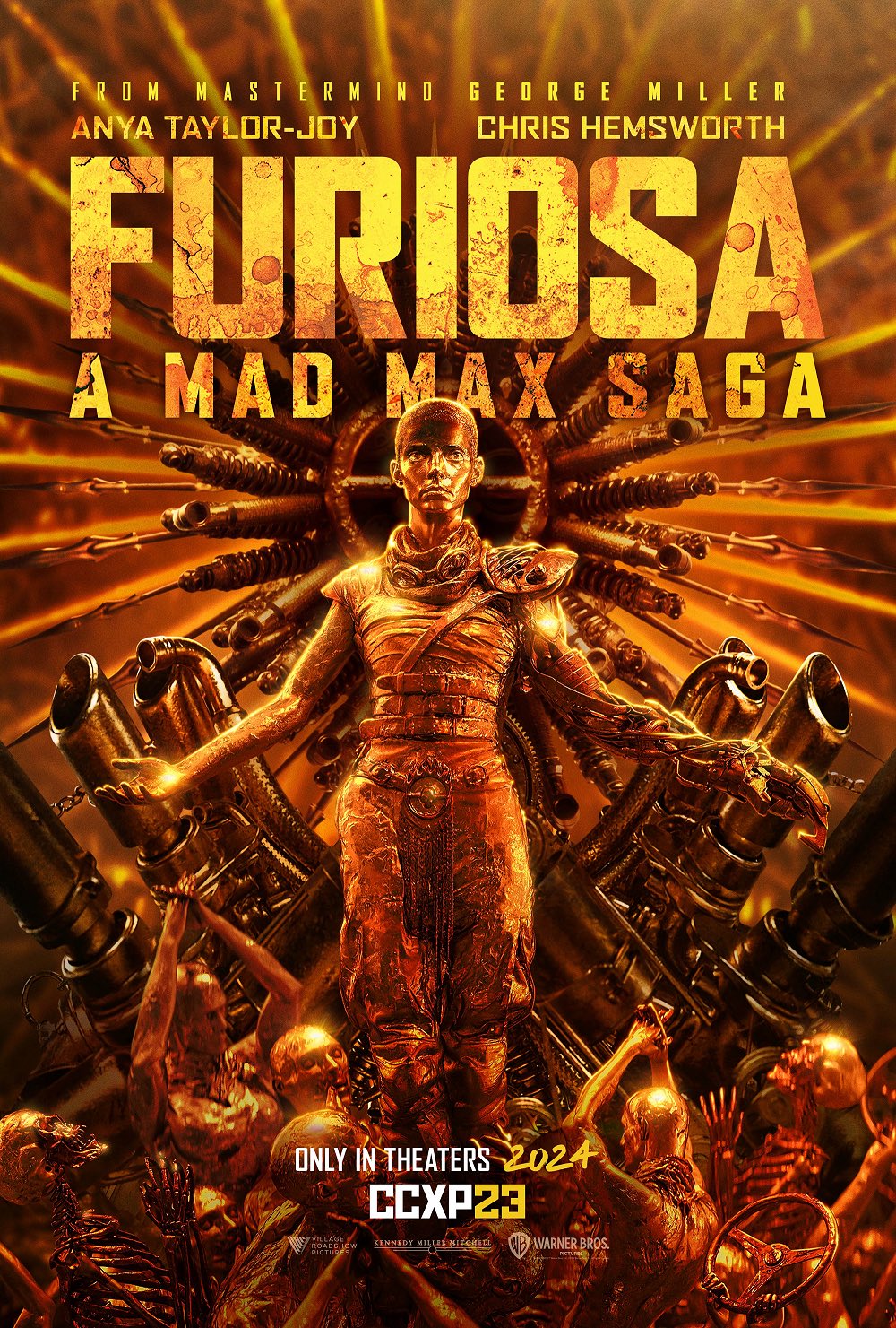 Furiosa A Mad Max Saga CCXP 2023 poster