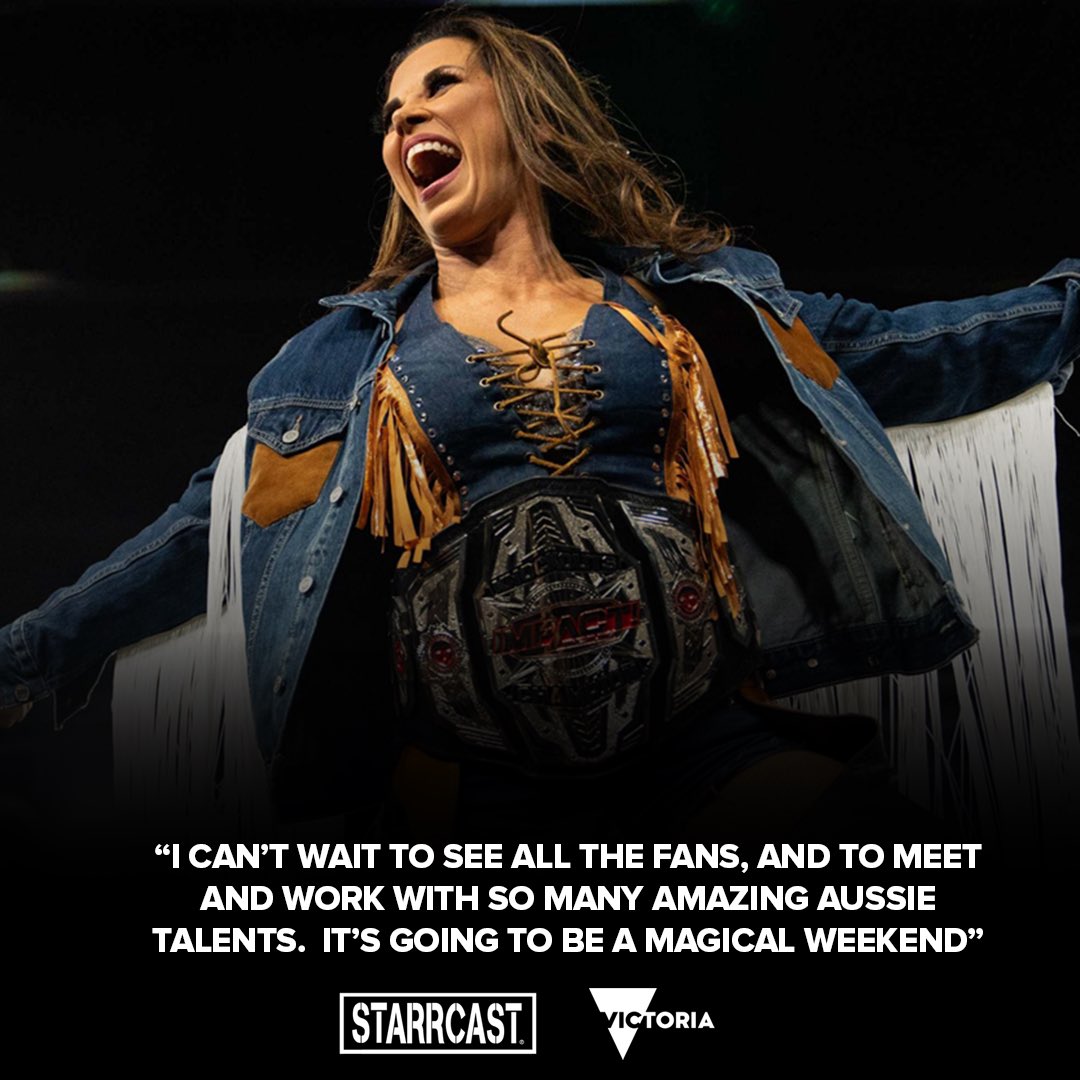 opwlive's tweet photo. Women’s trailblazer @MickieJames returns to Australia for @StarrcastEvents in April 2024! https://t.co/8LGrN1DW2m