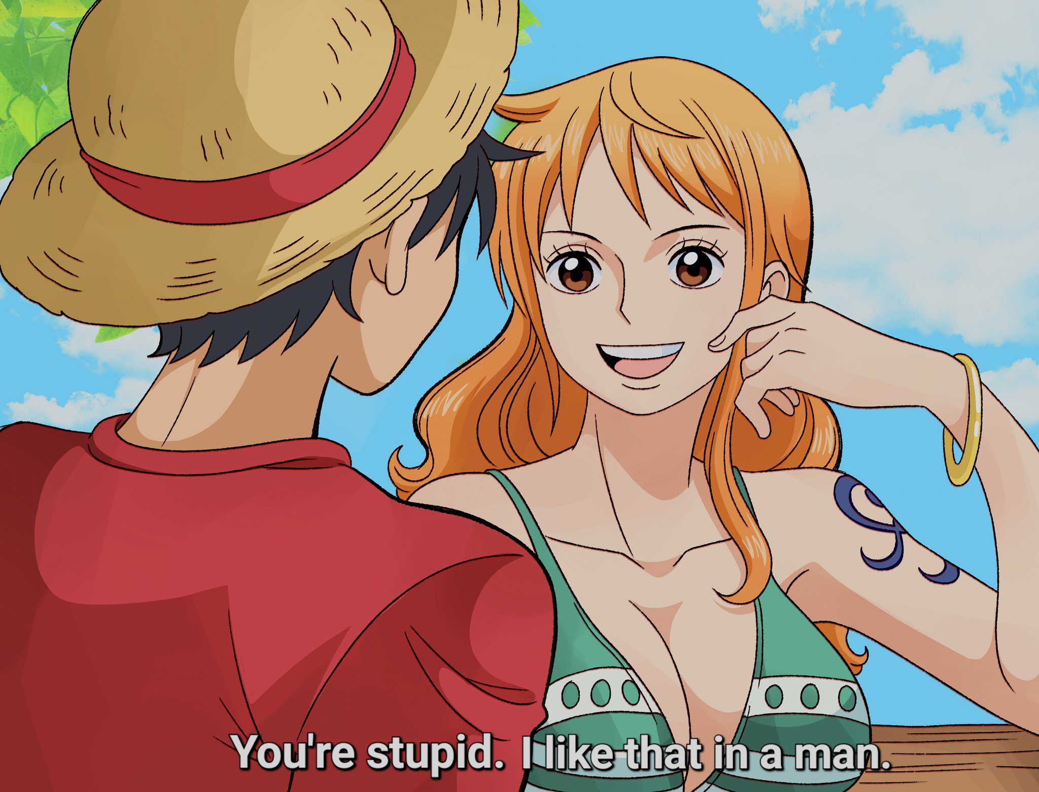 daily lunami 👒🍊στο X: just the moments when nami cries for