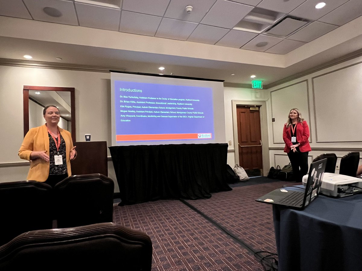 Max_Yurkofsky's tweet photo. Such a treat to present with @MHawley_3 @Kim_Rygas and Amy as they share their impactful improvement science dissertation work focused on teacher retention at @VASCD! https://t.co/wgCPMsOpqG
