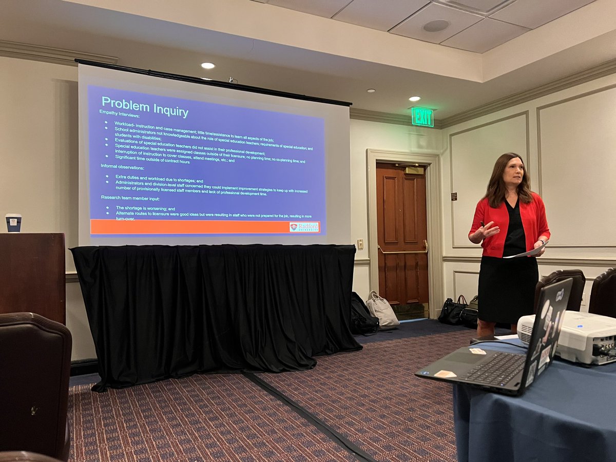 Max_Yurkofsky's tweet photo. Such a treat to present with @MHawley_3 @Kim_Rygas and Amy as they share their impactful improvement science dissertation work focused on teacher retention at @VASCD! https://t.co/wgCPMsOpqG