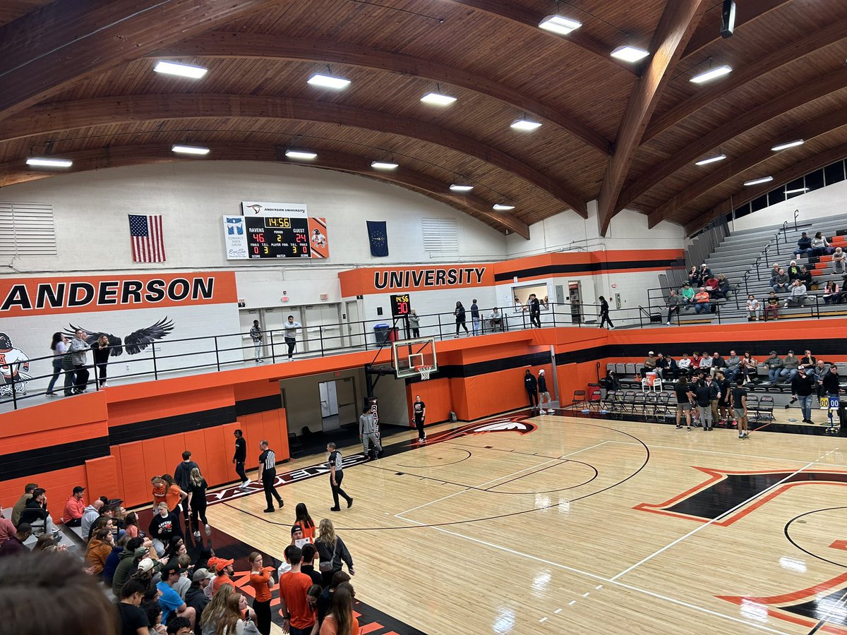 Wonderful basketball being played here at AU!! <a href="/AURavensMBB/">Anderson Men's Basketball</a>