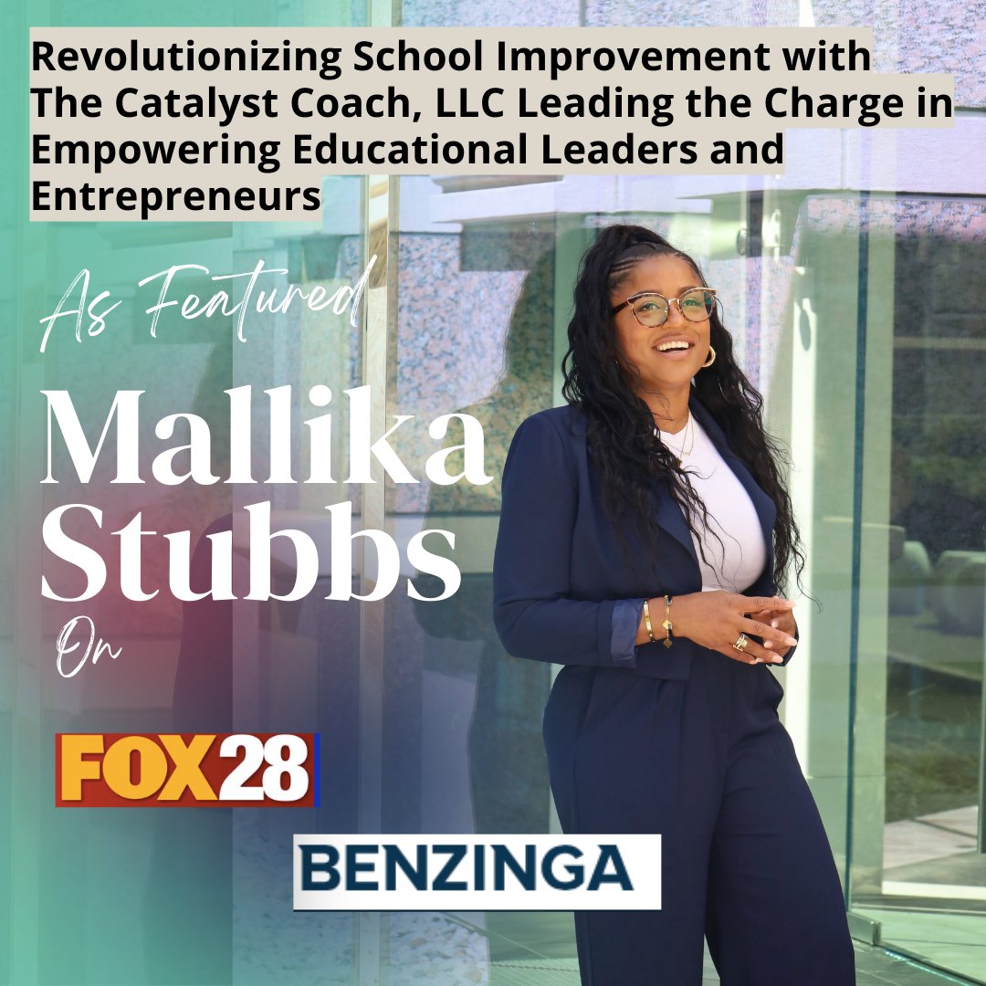 Cata1ystCoach's tweet photo. Grateful to be featured on FOX28 &amp; BENZINGA! 🌟 Check out the spotlight and join the celebration of a year filled with growth, learning, and amazing opportunities. 🎉 #coaching #lifecoach #ceo #coach #consultant https://t.co/QQcnOZGvwZ