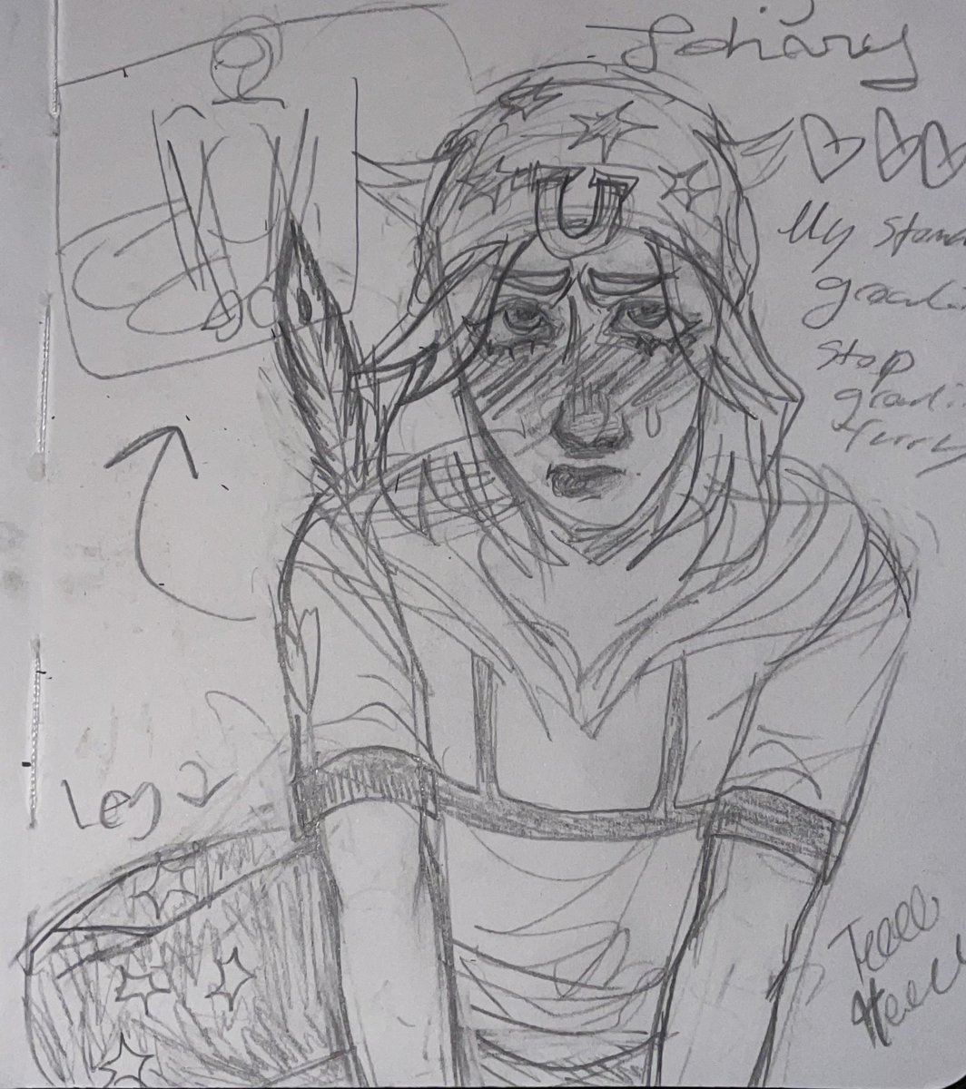 more gay jojo
hes lookin up at gyro :3
(im far more active on my other socials by the by)