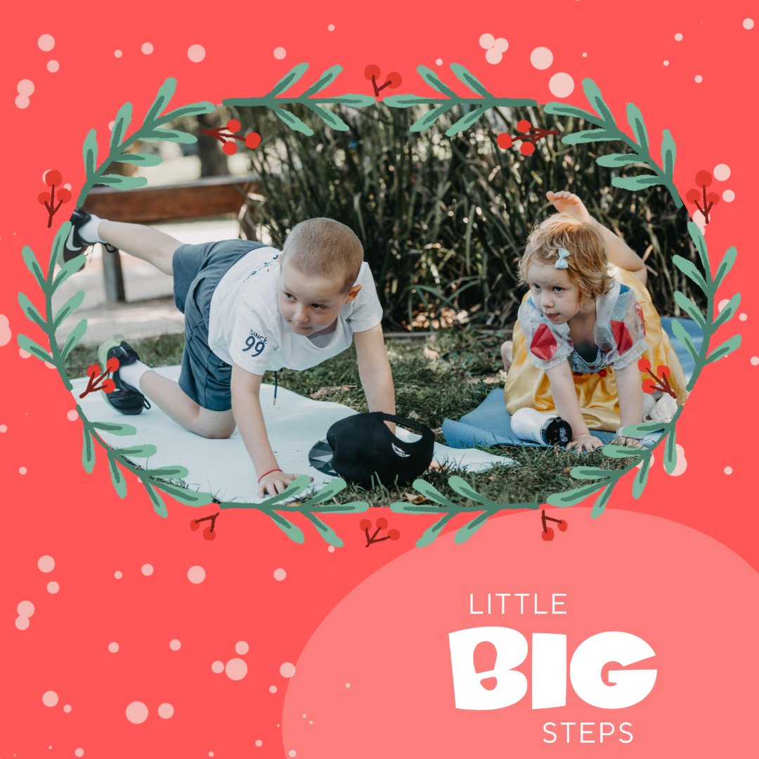LITTLE BIG STEPS GETS CANCER KIDS MOVING 🏃
Give the gift of exercise by supporting Little Big Steps this holiday season. 
Gift a donation in lieu of your family or workplace gift exchange (Kris Kringle), with a donation in their name.
Every little bit counts!