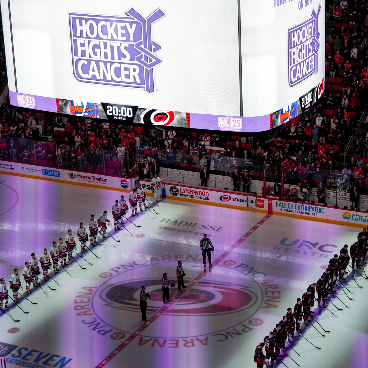 We are all in this together.

#HockeyFightsCancer