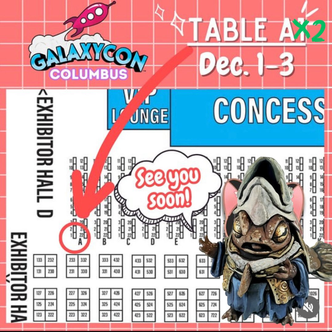 Columbus! Come see us this weekend at #galaxycon