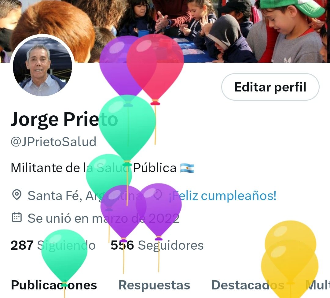 Hay Globos en mí Perfil 😊❤️

Gracias a todos y todas por el inmenso amor que me están expresando el día de hoy.