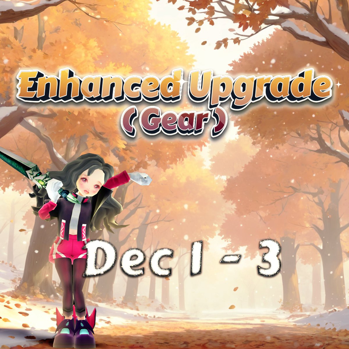 【週末のブーストのご案内】
週末の間、アクセサリーの装置ドに成功する確率がアップします!
開始：2023年12月1日 00:00(各サーバー時間)
終了：2023年12月3日 23:59(各サーバー時間)
※イベント開催時間はサーバー時間によって異なります。

詳細はこちら⤵
universe.flyff.com/news/enhancedu…