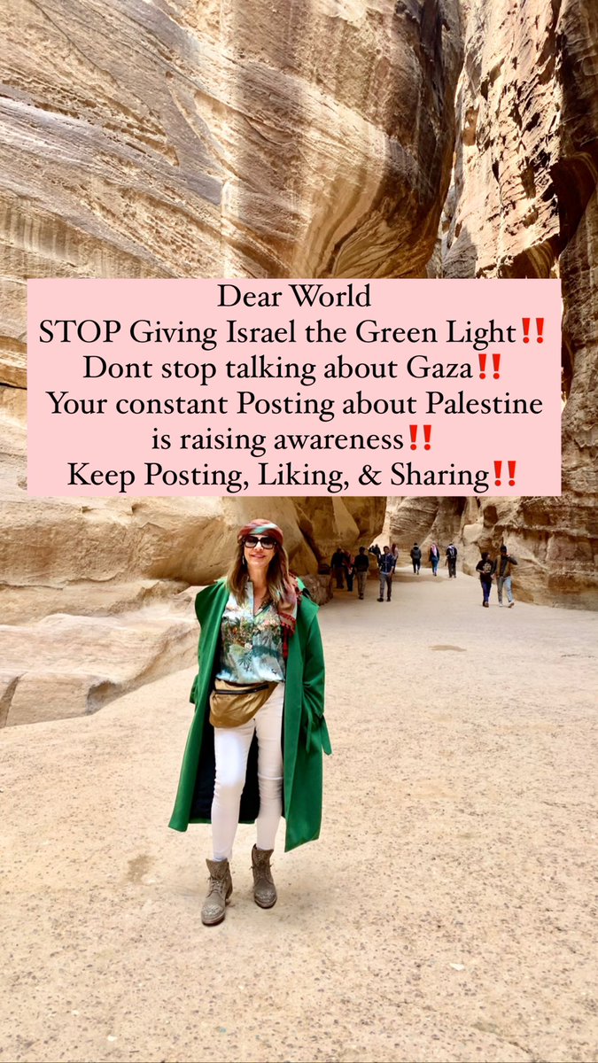 RaniaOmeish's tweet photo. Dear World‼️ #CeaseFireInGaza #CallOutGenocide #GazaGenocide #FreePalestine #WeWontBeSilenced https://t.co/j3ROZcLOq6