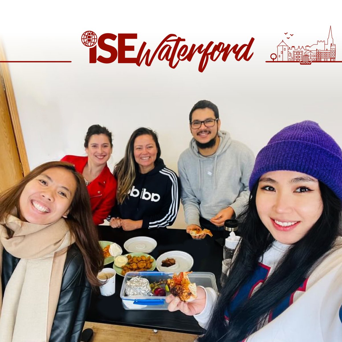 LearnEnglish_IE's tweet image. Fueling minds and fostering friendships at ISE Waterford! 📚🍳 Break time bliss with a side of English language excellence. #BreakfastClub #StudentLife #ELTAdventures