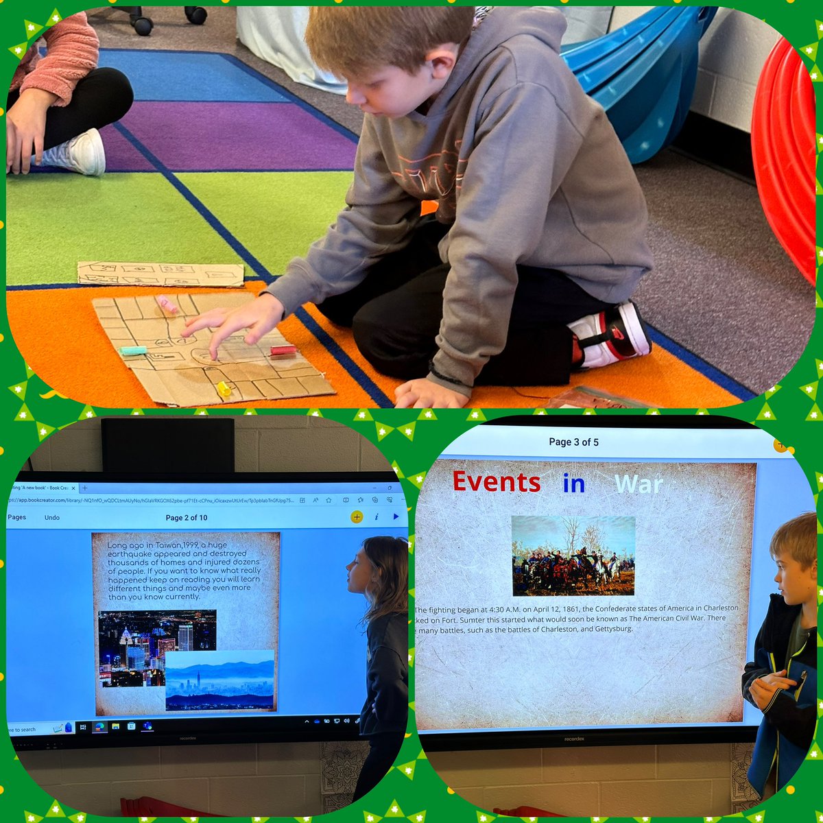 instruct2learn's tweet image. The final round of project presentations went off without a hitch! 4th grade 🎯students showed their knowledge and divergent thinking skills with all their products. We even had a Red Cross rescue simulation! @VaughanRockets @CobbAlp #SOARon #lovetothinkhere
