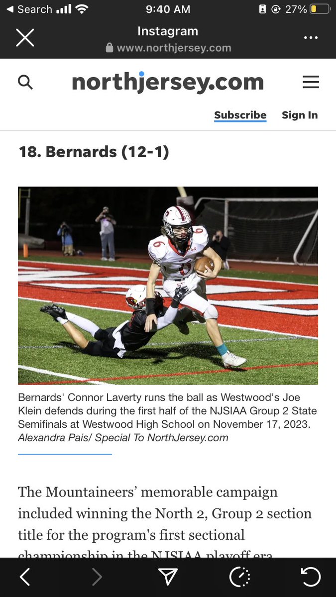 Connor Laverty (@connorlaverty_6) on Twitter photo First time in school history finishing in the top 20 public schools in NJ. <a href="/BHSFootballTeam/">Bernards HS Football</a> <a href="/dcarmon21/">David Carmon</a> <a href="/BernardsSports/">Bernards Athletics</a> <a href="/CoachKulcsar/">Chris Kulcsar</a> hudl.com/v/2MNnX7 First time in school history finishing in the top 20 public schools in NJ. <a href="/BHSFootballTeam/">Bernards HS Football</a> <a href="/dcarmon21/">David Carmon</a> <a href="/BernardsSports/">Bernards Athletics</a> <a href="/CoachKulcsar/">Chris Kulcsar</a> hudl.com/v/2MNnX7