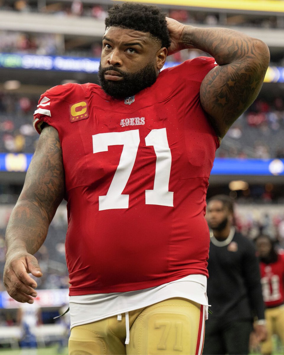 jasrifootball's tweet photo. 𝗧𝗥𝗘𝗡𝗗𝗜𝗡𝗚: #49ers star LT Trent Williams opens up about his cancer diagnosis and being told he didn’t know how much time he had left to live… 🙏🏻 

“Football is the least of your worries at this point. I think you need to get closer to your girls. It looks pretty serious, I don’t know how long you got left. You need to get your affairs in order.”

Trent said that being told he had cancer felt like an out of body experience and that it didn’t feel real…. 

(Via: Third And Long / @TidalLeague)

Full Episode: https://t.co/rvKjIhwhje