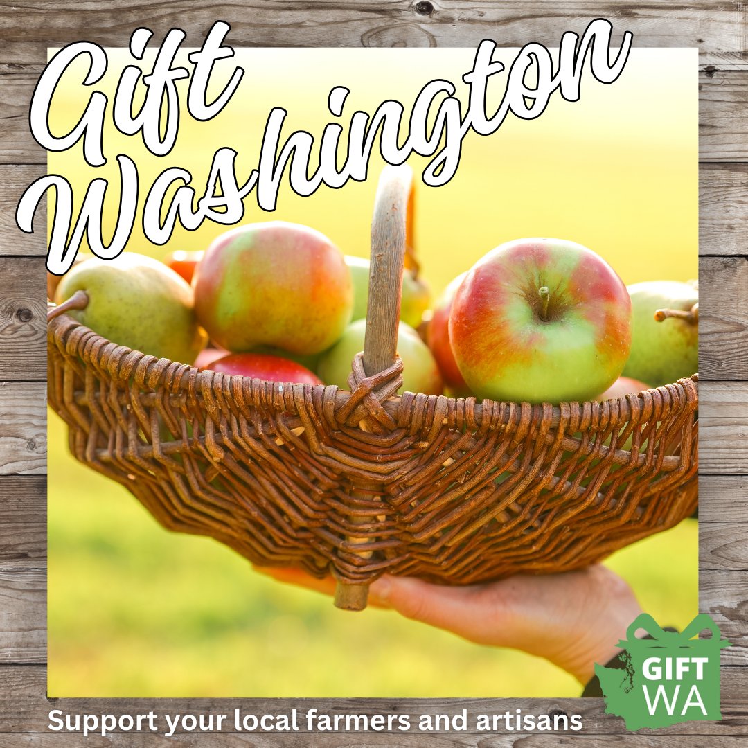WSDAgov's tweet photo. 🍇🍊Delight your loved ones with a #wagrown #fruit basket. 🍓🍎It's a healthy &amp; sweet way to show you care. Washington grown fruit is easy to find in most grocery stores or check out @eatlocalfirst for local producers near you. https://t.co/vwUUth47NY.
#GiftWA #BuyLocal @wstfa https://t.co/QR3JeGP9Yi