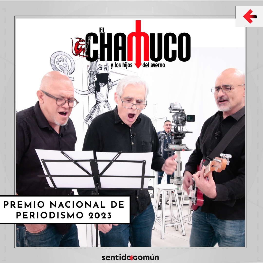 #ElChamuco: Desde la Revista Sentido Común queremos felicitar a '@El_Chamuco y los hijos del averno' (@monerorape, @fisgonmonero, @monerohernandez) y a todos los miembros de su equipo, por haber recibido el Premio Nacional de Periodismo en la categoría de 'Mejor Contenido',…