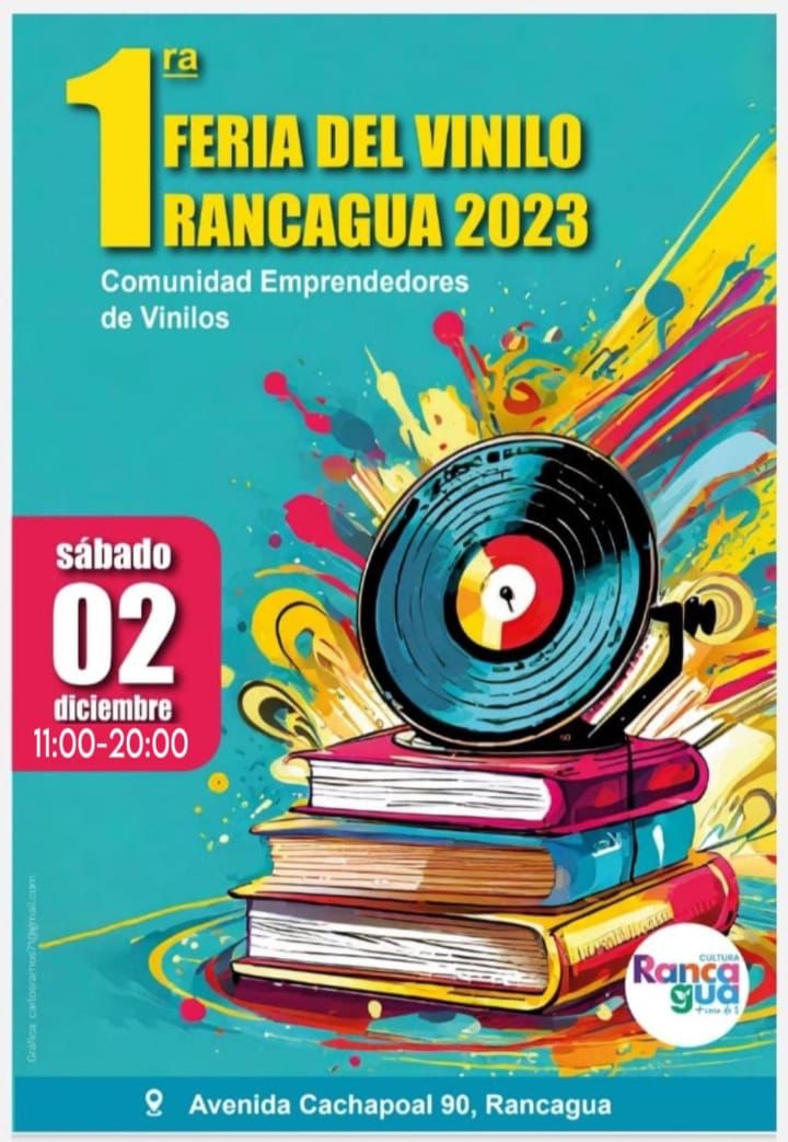 Chilena9772's tweet photo. Atención #Rancagua
Amantes de los Vinilos
Sábado 2 de Diciembre ⏬⏬⏬ https://t.co/dLEjwCI8wp