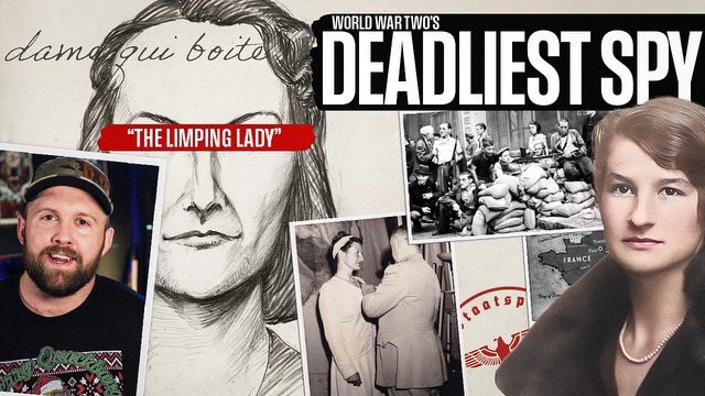 New video up on “the limping lady” Virginia Hall! 

youtu.be/wRdGS5ia2OQ?si…

One of the most successful spies of WW2, oversaw 1,500 resistance fighters. Wreaked havoc on Nazi ranks with STDs and heroin. Successfully prepped prison breaks and contributed to the destruction of