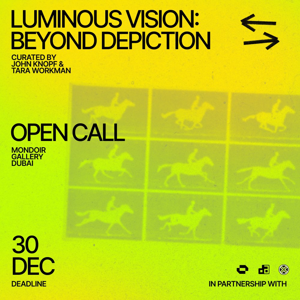 📸 Open Call for Photography 📸

"Luminous Vision: Beyond Depiction"

We are partnering with <a href="/DirectoryDotArt/">Directory.Art</a> and <a href="/Mondoir_art/">Mondoir Gallery</a>  to exhibit the best photography in the world in Dubai, Feb 28-29.

Curated by @JohnKnopfPhotos &amp; @bajaninpdx 

To apply, 
🔁RP/QP + see 🧵
