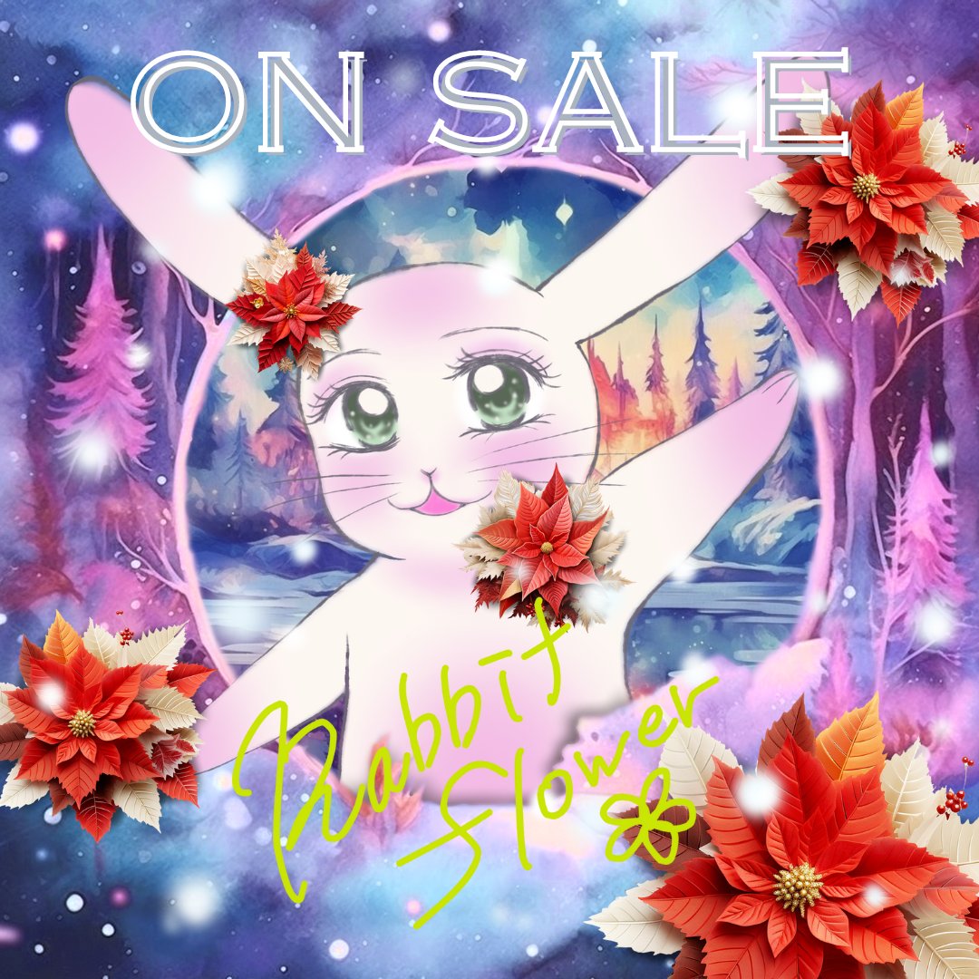 RabbitflowerD's tweet image. 冬が本格的になる直前の12月のキラキラした朝の霜や、うっすら白い息、ポインセチアの赤色がとってもきれいな時期✨✨
そんなことを思い浮かべると寒い季節もちょっとだけワクワクしそう💖
そんな楽しい12月をイメージした♥らびこ♥12月のNFTが販売中🎉💫
#HEXANFT  #NFT 
🔗⇓