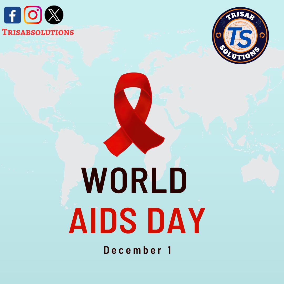 Today, we stand with millions of people around the world who are affected by HIV and AIDS. We pledge to end the stigma, discrimination, and inequalities that fuel the epidemic. #WorldAIDSDay #EndInequalitiesEndAIDS #trisabsolutions