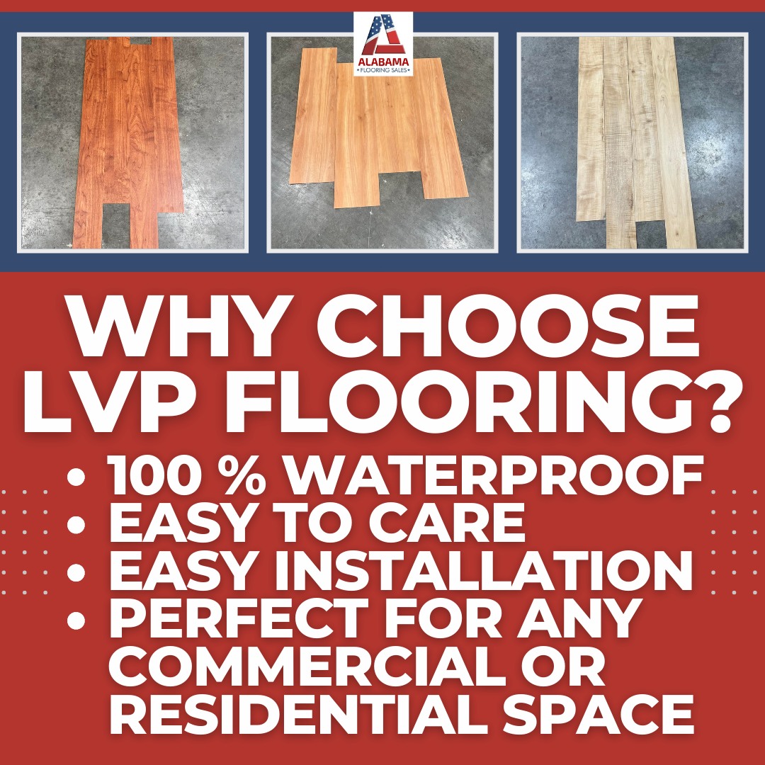 FlooringAlabama's tweet photo. Choosing the perfect flooring for everyday use while staying in your budget is critical. LVP flooring is affordable, easy to install, durable, and in popular colors. Come by and see us to pick yours out!

#BirminghamAL #Flooring #ChelseaAL #Alabama #InvernessAL #GreystoneAL https://t.co/vLTygbIFza