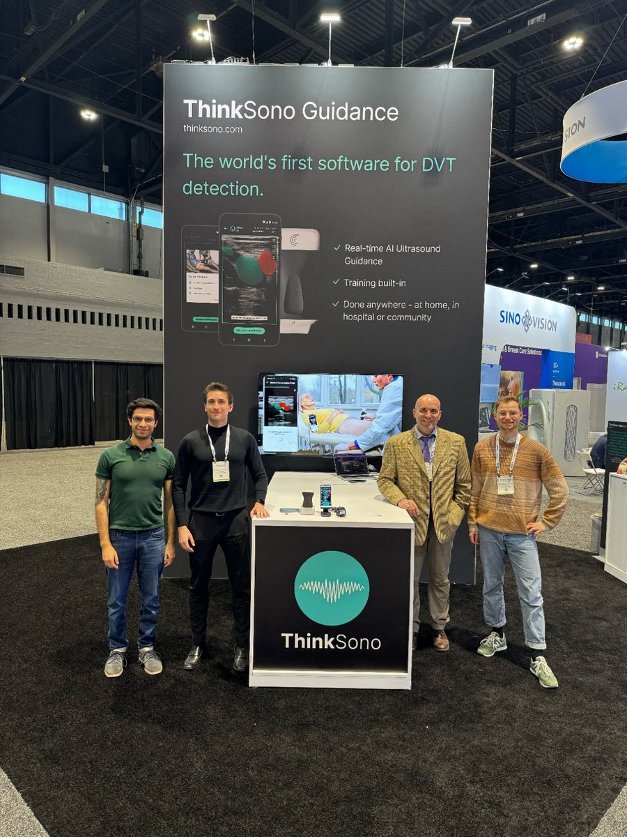 That’s a wrap! This was the first time @ThinkSono decided to present at @RSNA and the response to seeing our technology live has been overwhelmingly positive. This was the case ranging from radiologists and hospital administrators!