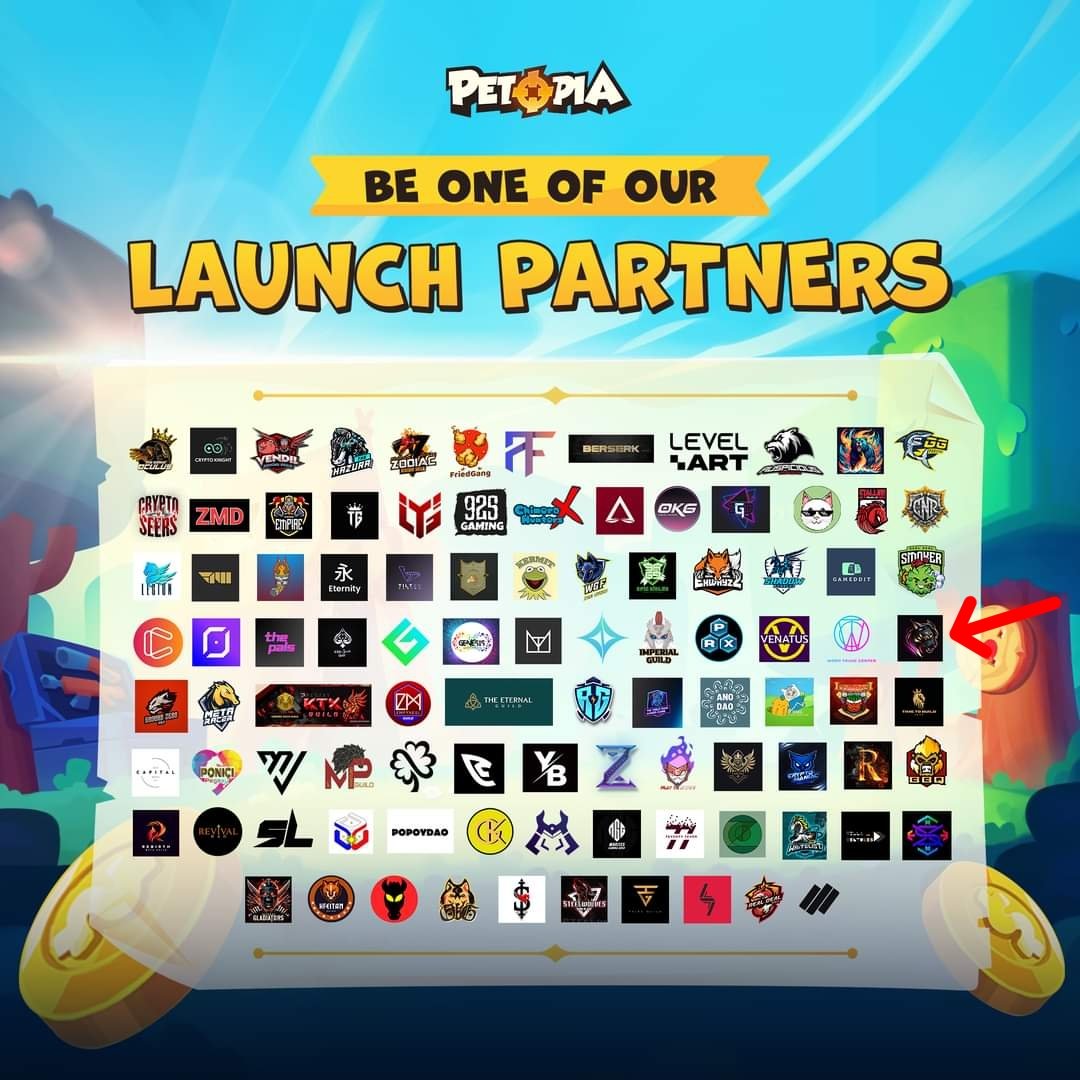 We are thrilled to announce that our community is one of the Launch Partners of Petopia!

This is one of our best efforts to bounce back and give opportunities to the community. 🫶