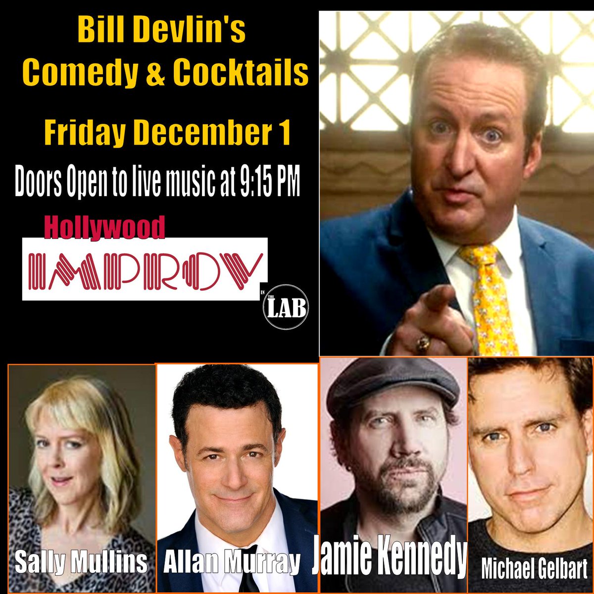 ComedyCocktail1's tweet photo. Check out Bill Devlin's Comedy &amp; Cocktails @ Hollywood Im... https://t.co/hlygVXUTGl via @TicketWeb https://t.co/3NTiLcWOnC