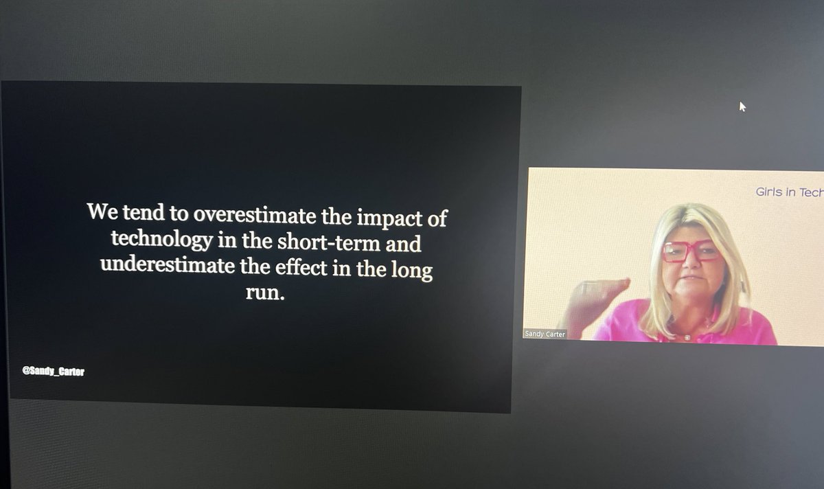 Two days later and I’m still taking in all of the gems  dropped during the AI session with <a href="/sandy_carter/">Sandy.agi; gm.Brave</a> and <a href="/GirlsinTech/">Girls In Tech</a>. 

Hands down one of the best investments this year. Thank you so much for providing valuable avenues of learning for #womeninstem #womenintech