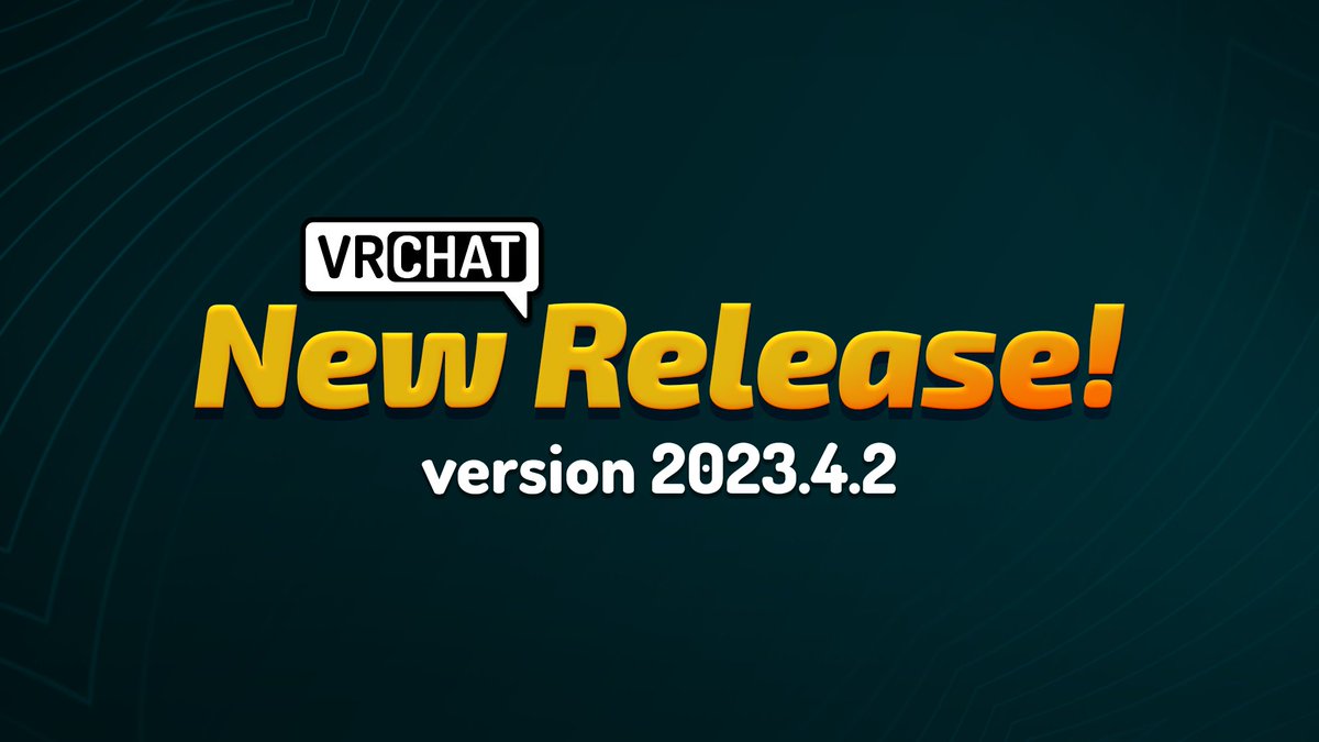 Release 2023.4.2 is now LIVE! 

Paid Subscriptions, Impostors, Content Filtering, and a CLOCK have now arrived in VRChat. 

Read our patch notes below to learn more: docs.vrchat.com/docs/vrchat-20…