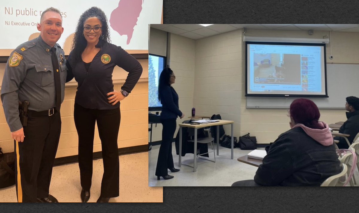 Today was an awesome experience guest lecturing on my role serving as a #LawEnforcement #PublicInformationOfficer & former #journalist at @Rutgers_Camden  for @VoorheesPolice Capt. @VPDWalsh77 ’s course on Police & Policing! Thank you for this opportunity!
#PIOLife #Rutgers