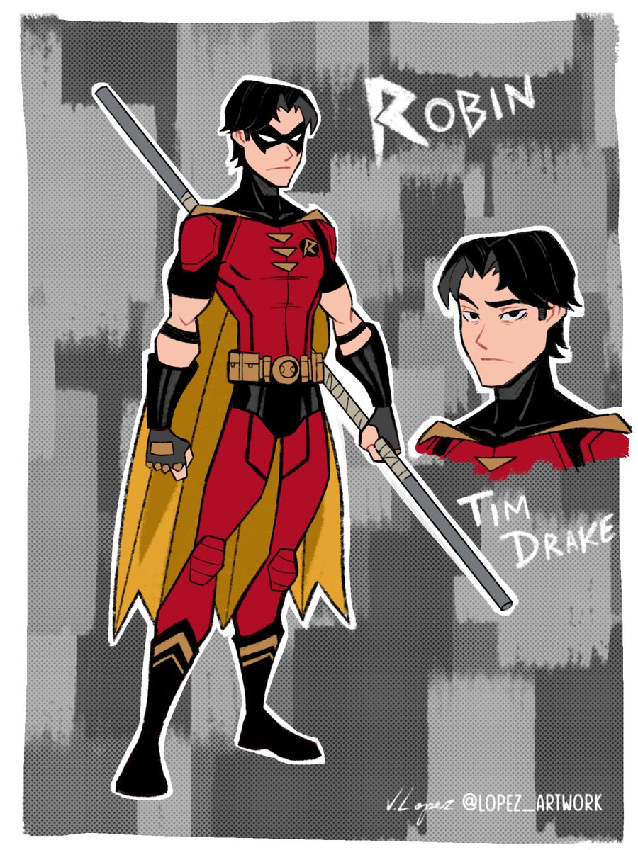 Concept Design: Robin / Tim Drake 

#DCU #Robin #Batman #TheBraveAndTheBold
