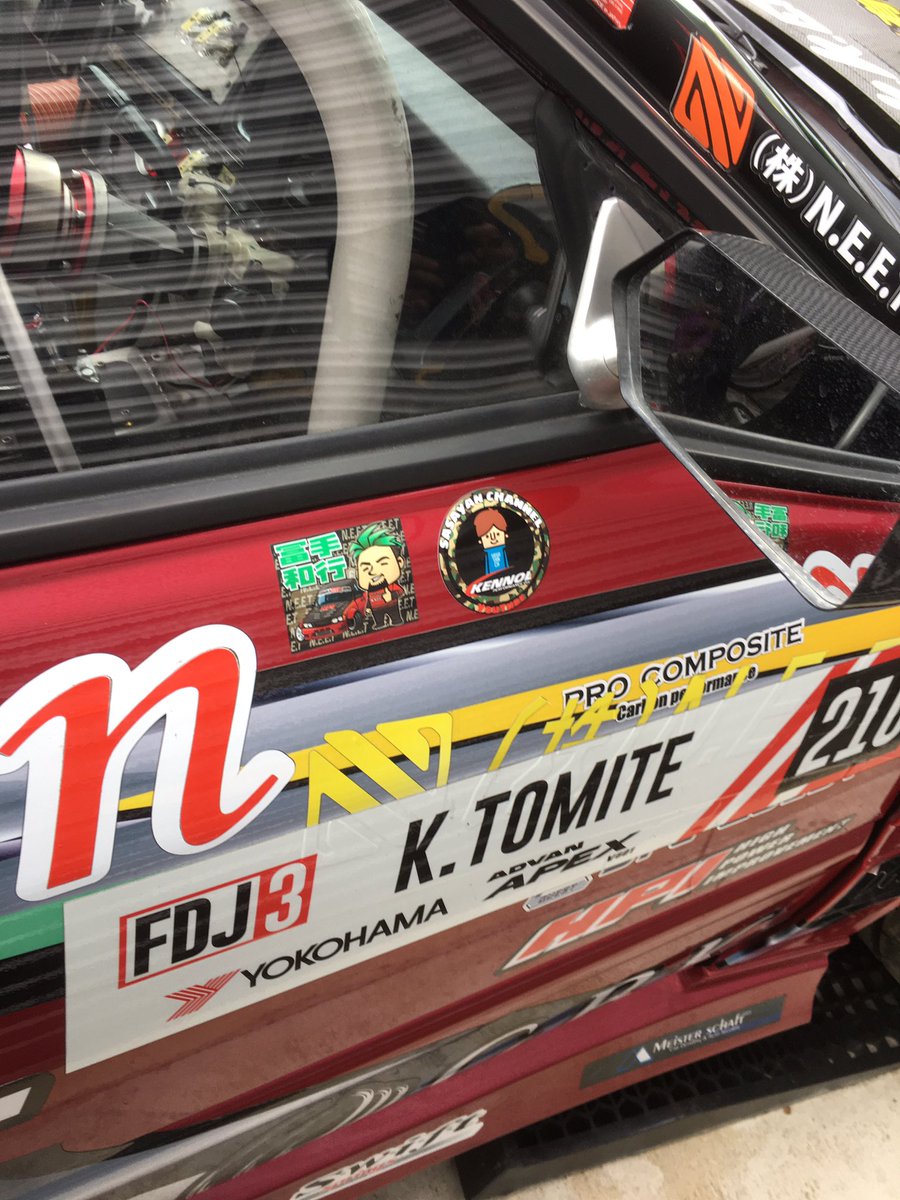 Tomite_FDJ3's tweet photo. ステッカー出来ました。
Ｇ.ＭＥＩＳＴＥＲ山口さんいつも��りがとうございます😊
笹山選手のステッカーも一緒に貼らせ頂きました。 https://t.co/Wo2bSv1pp5