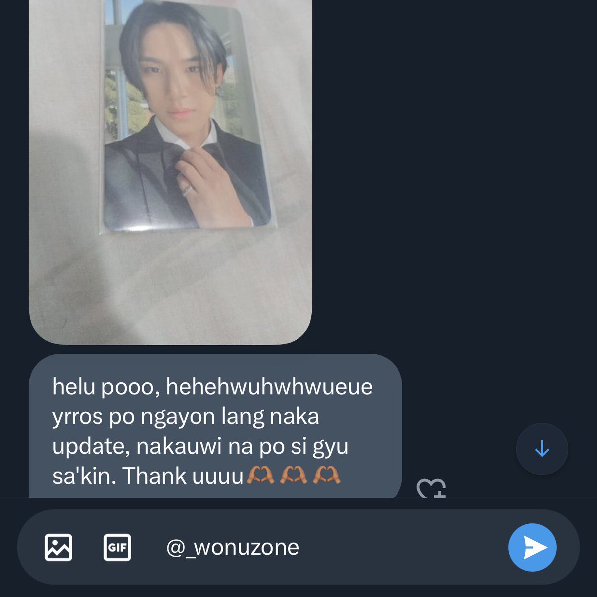 _wonuzone's tweet photo. feedbacks via dm ๐ค
#fromwzone https://t.co/sMCnnFr9Kn