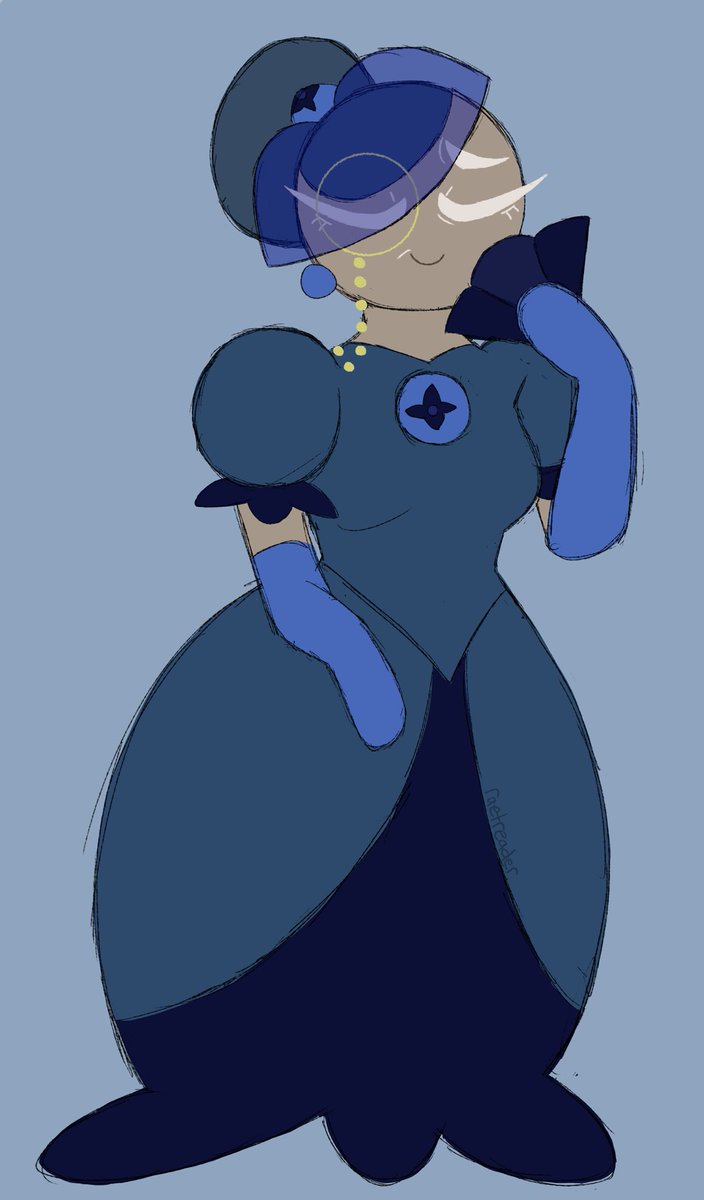 raetreader's tweet image. Had a dream earlier that I saw a cookie run NPC on Pinterest named Blueberry Jam Cookie, but then I woke up and was like MAN…. Anyways I couldn’t draw her exactly how she looked cause she was too similar to Blueberry Pie’s costume but y’know

#cookierun