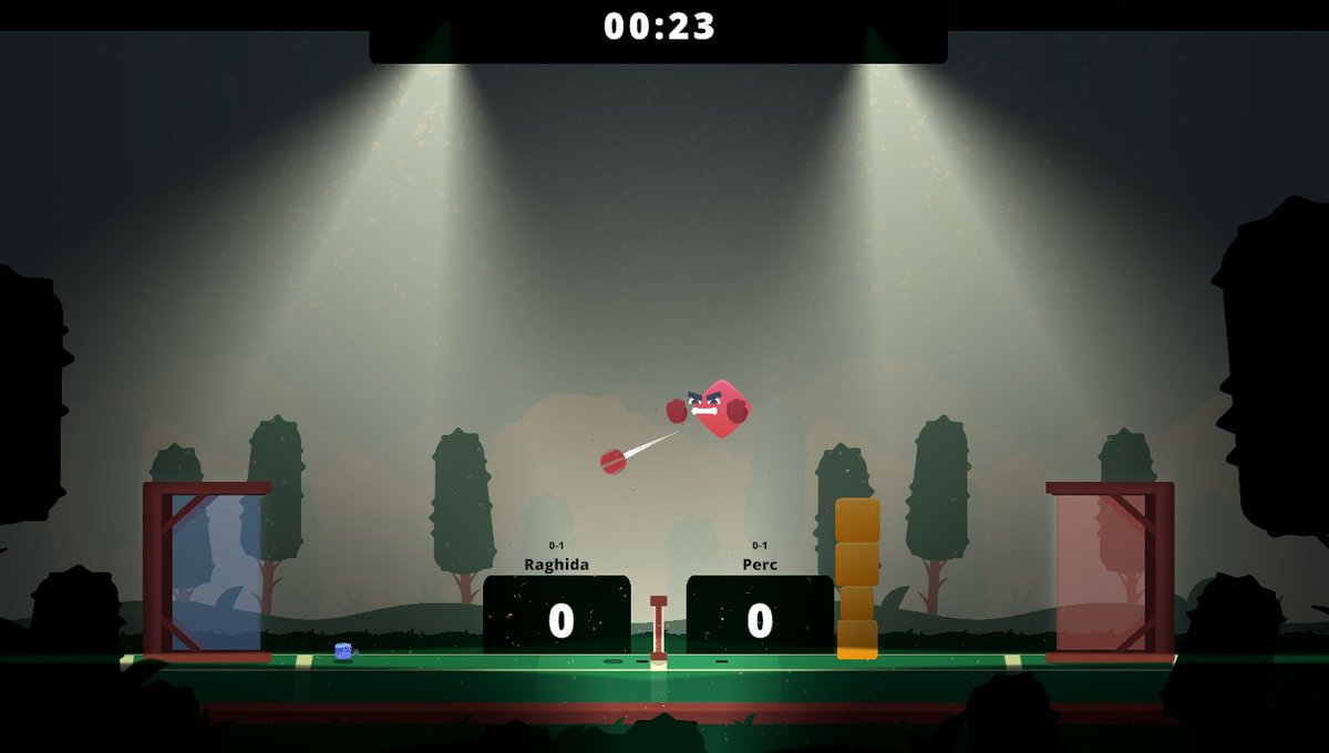 Rethuna's tweet image. #githubgameoff Just created a handball type game for the GitHub Game Off Jam. Check it out, anyone else submit something? #gamedev