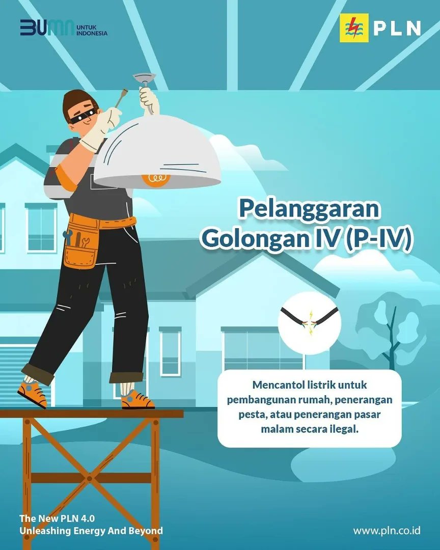 SahabatPLNJkt's tweet photo. Mari bersama-sama berkontribusi dalam menjaga keamanan dan kepatuhan dalam pemakaian listrik.
#PLN
#PLNUntukIndonesia #P2TL #PelanggaranListrik
#UnleashingEnergyandBeyond
#HLN78
#PLNSukseskanIKN
#PLTSTerapungCirata
#PLNElectricRun2023
#AcceleratingRenewableEnergy
#PLNNewEnergy https://t.co/S9772IOoyd
