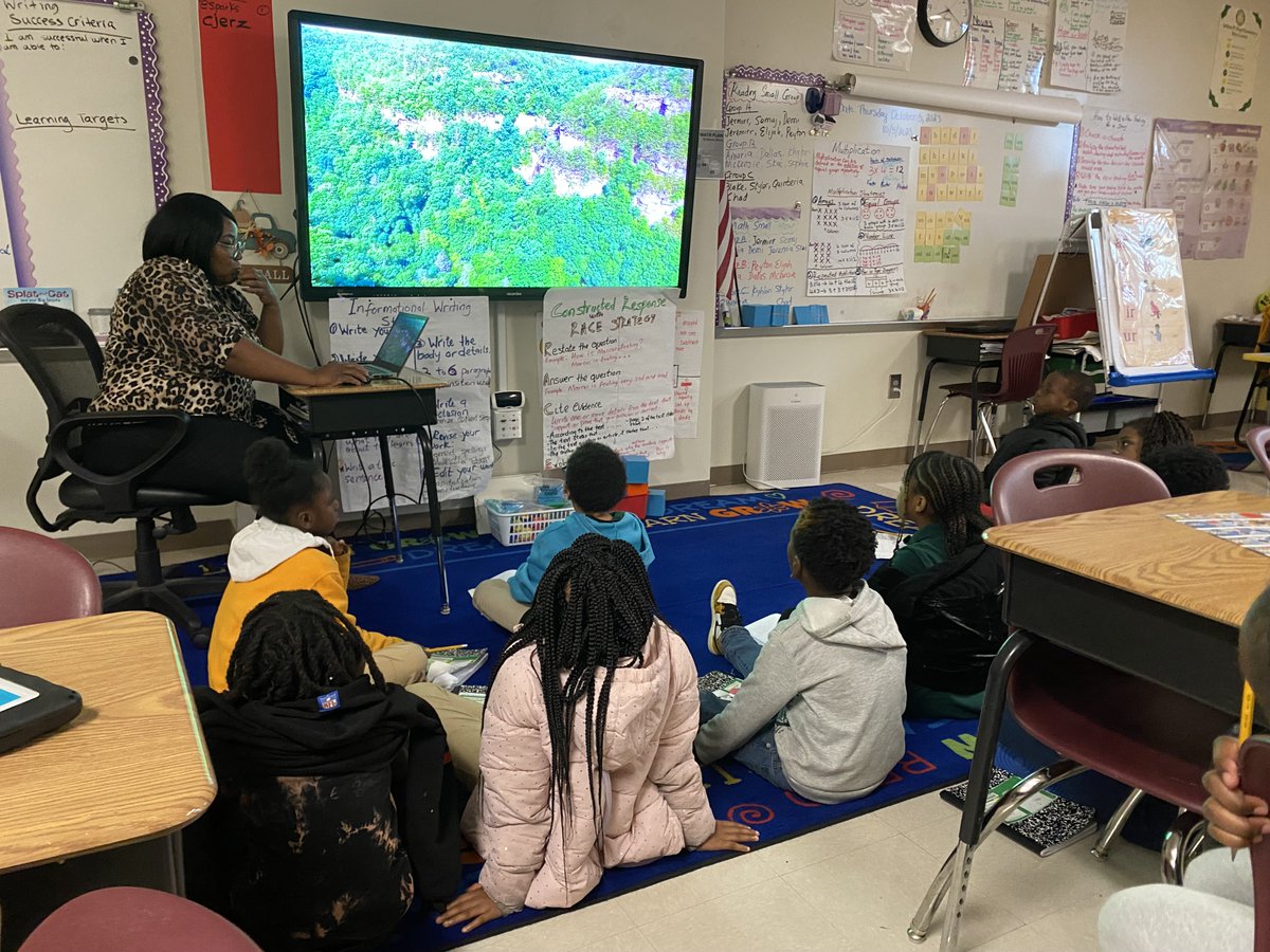 🏞️ 3rd graders delved into Georgia's regions thanks to @GPBEducation ! 🌍 Today, a virtual journey led us to the Appalachian Plateau—discovering nature's wonders from our classroom. 🚀📚 #Exploration #VirtualFieldTrip #LearningAdventure #BoydisSTEAMingHOT🔥 @BoydPrincipalK