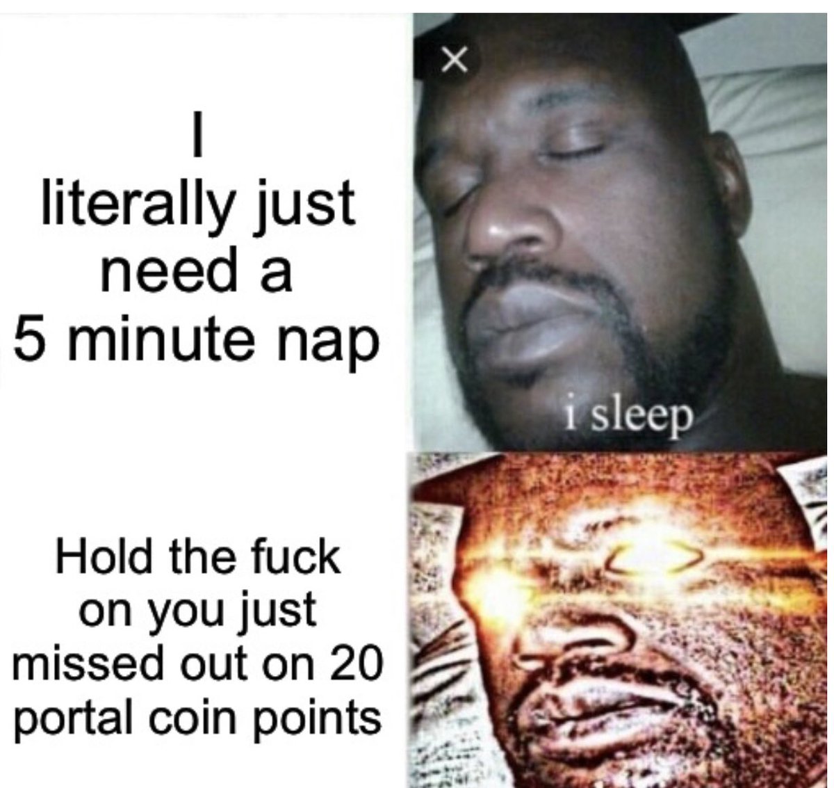 ellistheginge's tweet image. We do a bit of sleep deprivation in FOMO on @Portalcoin