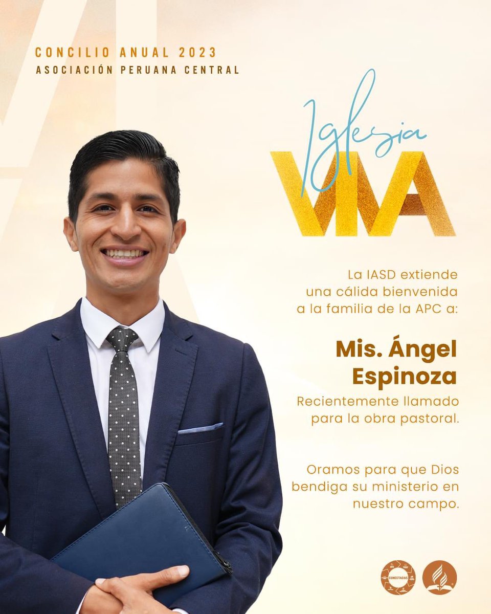 adventistasAPC's tweet photo. 🔴#Llamado 📯📷| El Concilio Anual de la APC tiene el agrado de anunciar los siguientes llamados a la obra pastoral: Mis. Jesús Inciso, Mis. Ángel Espinoza, Mis. Jesús Tello y Mis. Gerson Arias. 🙏🏼

Nos unimos en oración por su liderazgo y ministerio en el campo misionero. 🙏🏼 https://t.co/uItiDyWLIH