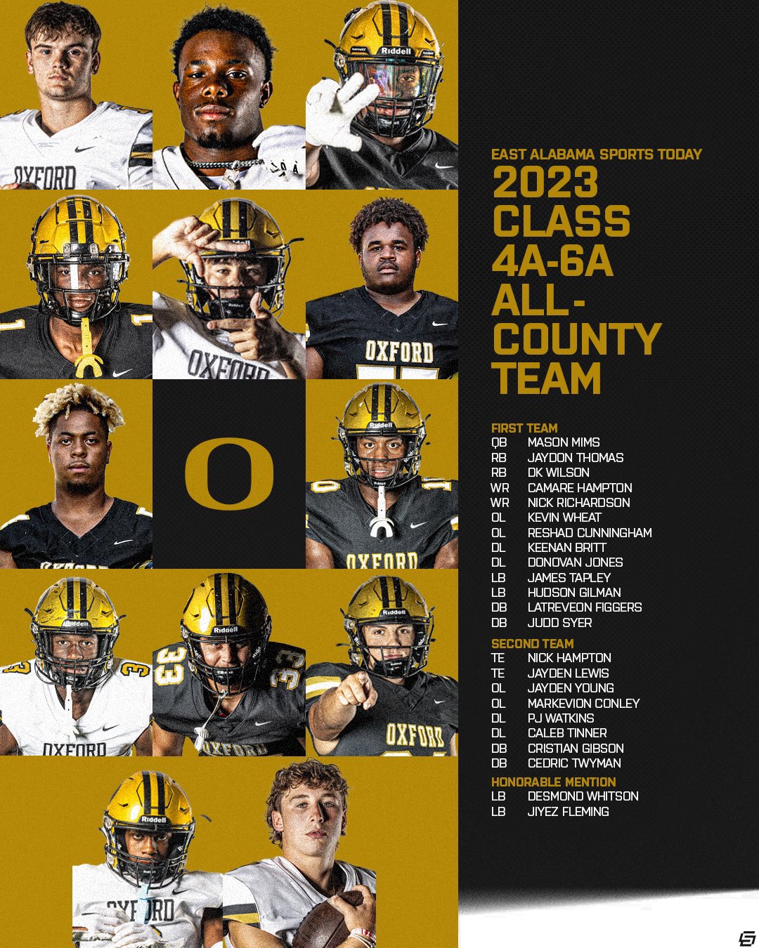 Oxford high outlet school football