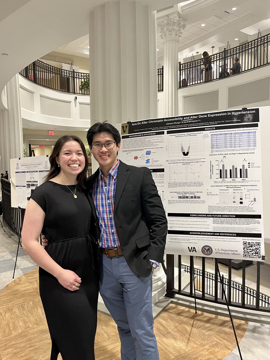 Had so much presenting my research from <a href="/DavidPatrickLab/">David M. Patrick M.D., Ph.D.</a> at <a href="/BelmontUniv/">Belmont University</a> Science Undergraduate Research Symposium (SURS) Poster Session. 

Thank you to all of my great mentors who have supported me on my scientific journey.
