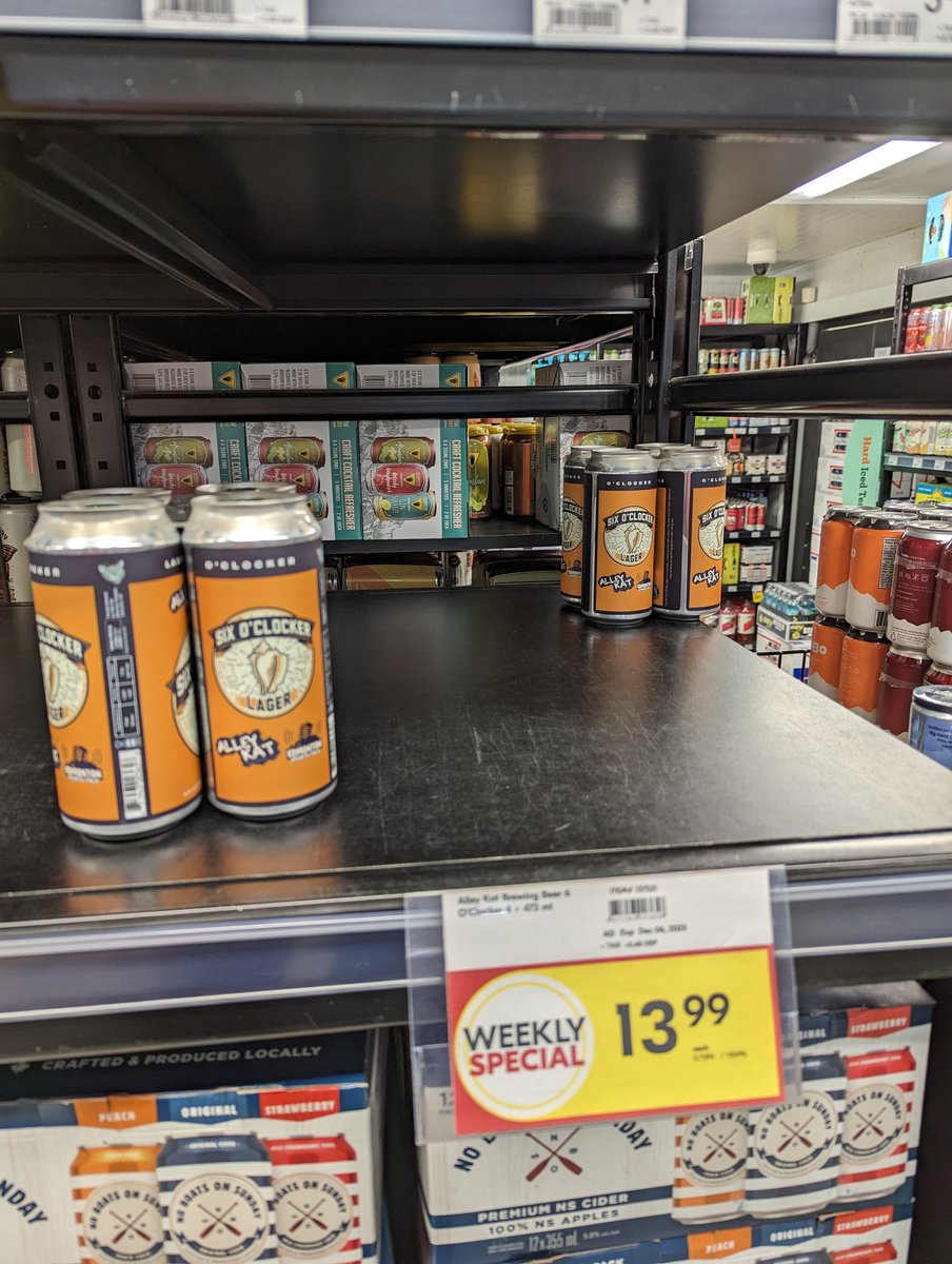 wriding's tweet photo. Inventory alert!  @Lieutenant_Eric @nielsonTSN1260 only 2 left on the shelf in Spruce. Soon to be 1. https://t.co/8TSp7Hv0Yc