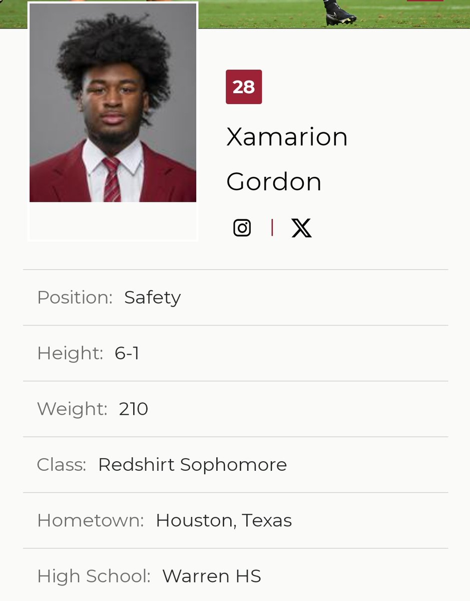 USC DB Xamarion Gordon entered the portal as a grad transfer; he played in 17 games during his time with the Trojans @XamarionG
